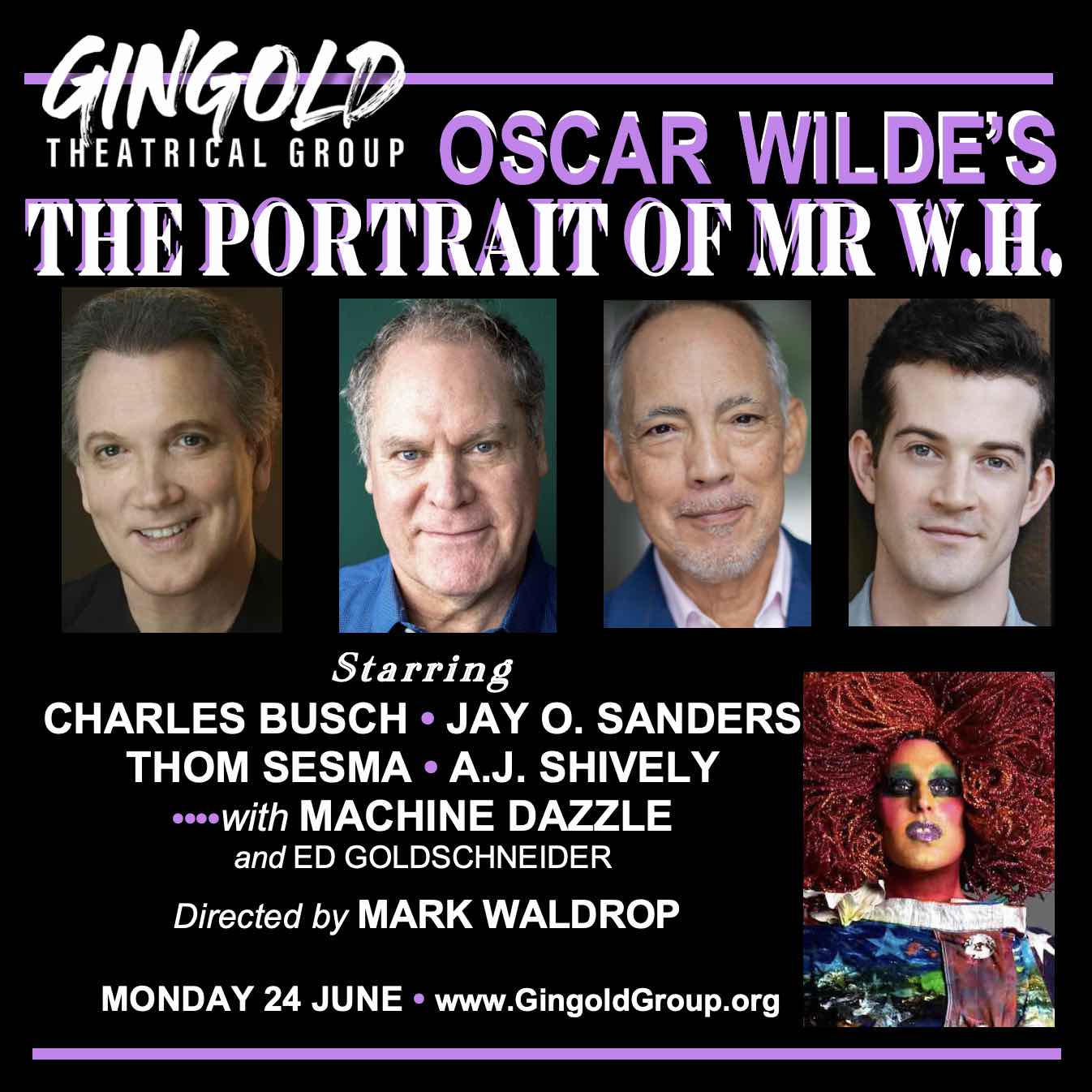 Image of Gingold Theatrical Group to Present Oscar Wilde's THE PORTRAIT OF MR. W.H. article